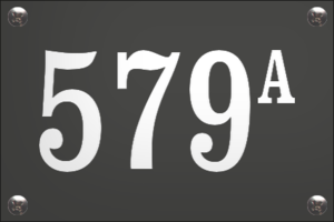 module Verdeel Excentriek Emaille huisnummer afmeting: 19 x 16 cm.