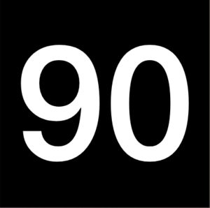 Aluminium zwart huisnummerbord