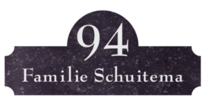 Natuursteen naambordje afm 35,5 x 15,5 cm