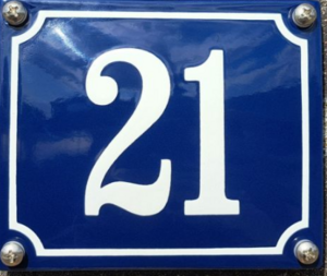 Emaille Huisnummer 