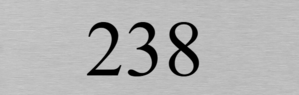  Aluminium huisnummerborden