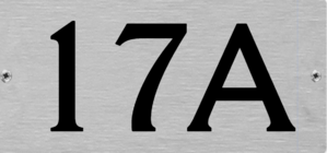  Aluminium nummerplaat