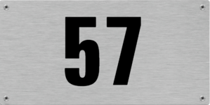 Nummerplaten Aluminium
