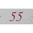 Aluminium huisnummerbord