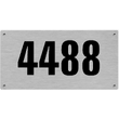 Huisnummerbordjes Aluminium